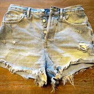 Free People Jean Shorts